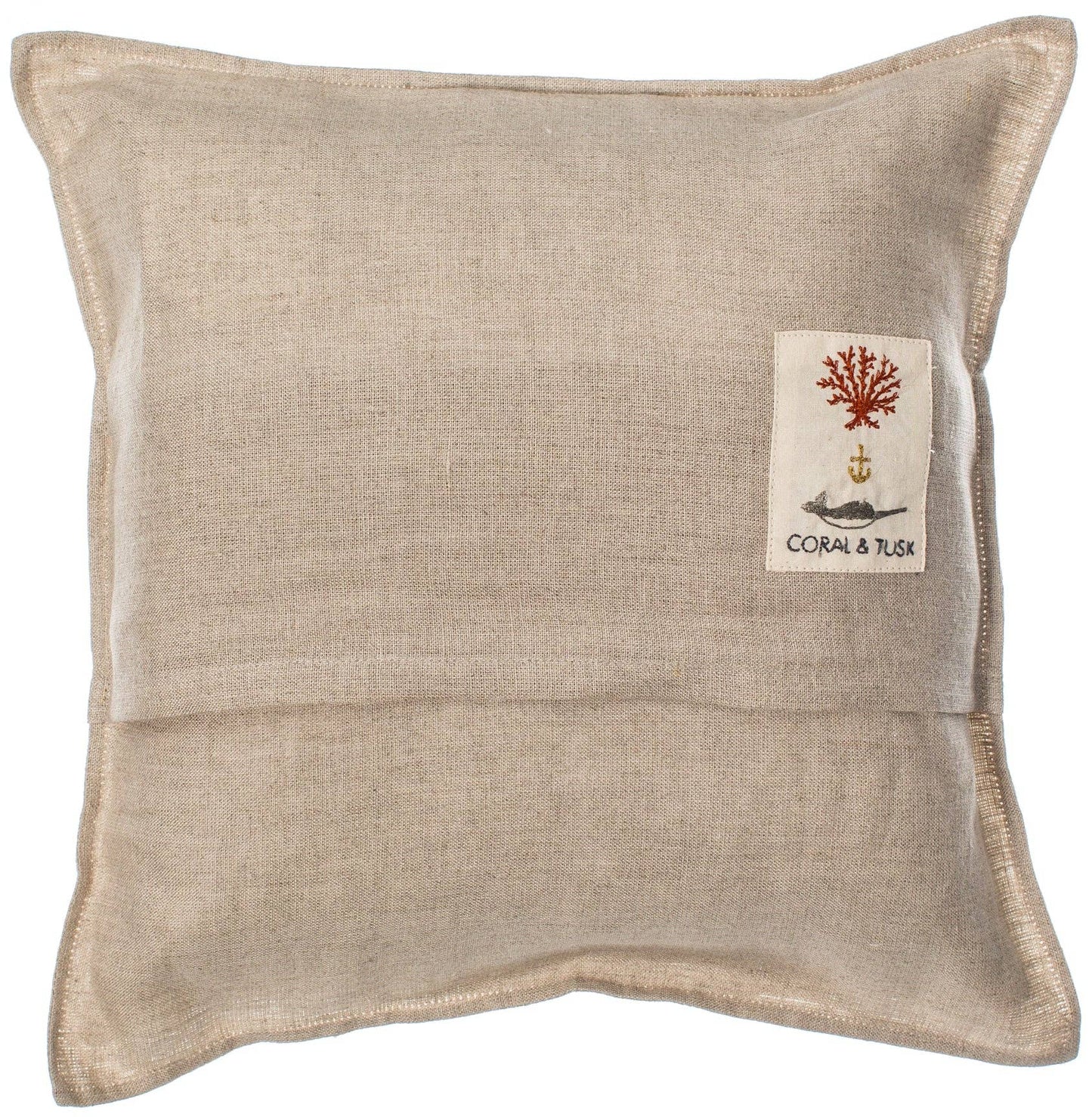 North Pole Santa's House Linen Pocket Pillow