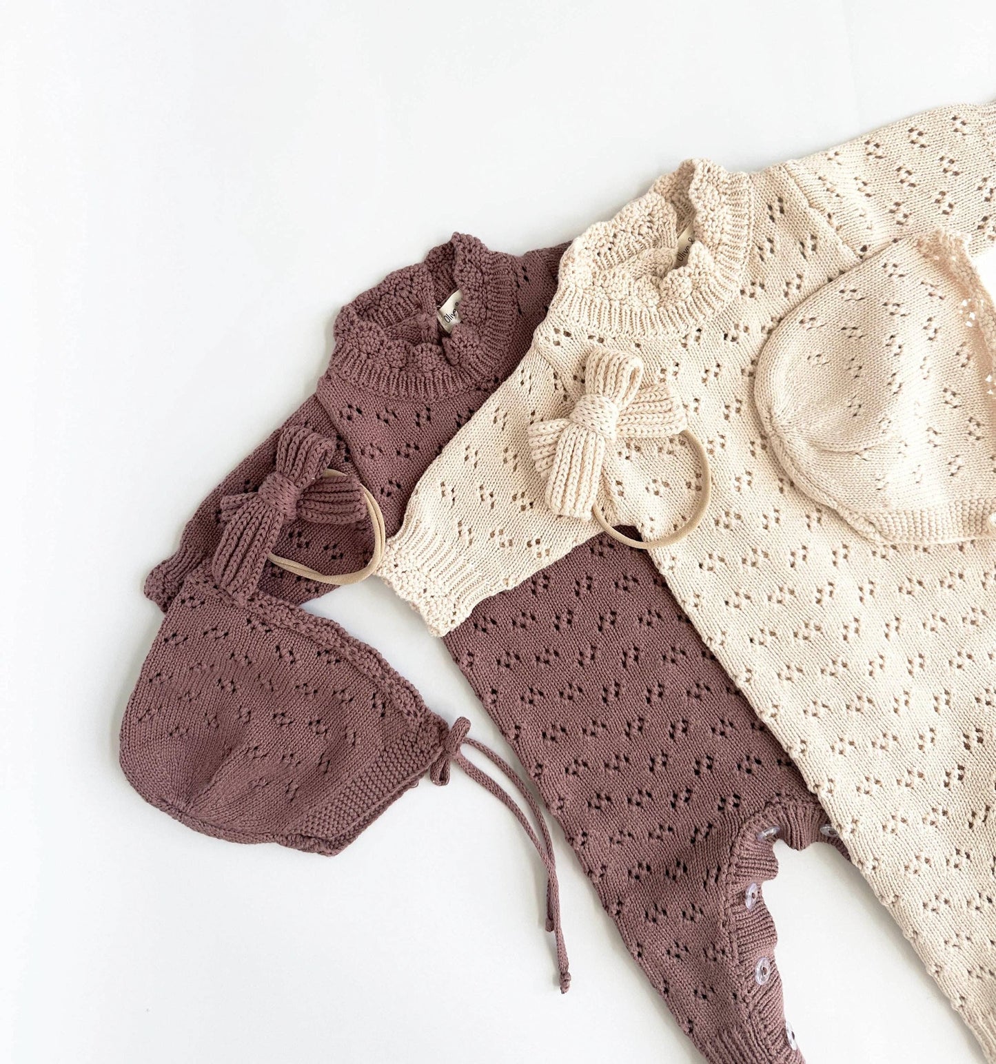 Grace Jumpsuit 2pc: PLUM W/Bonnet / 3-6 monthsUS numeric