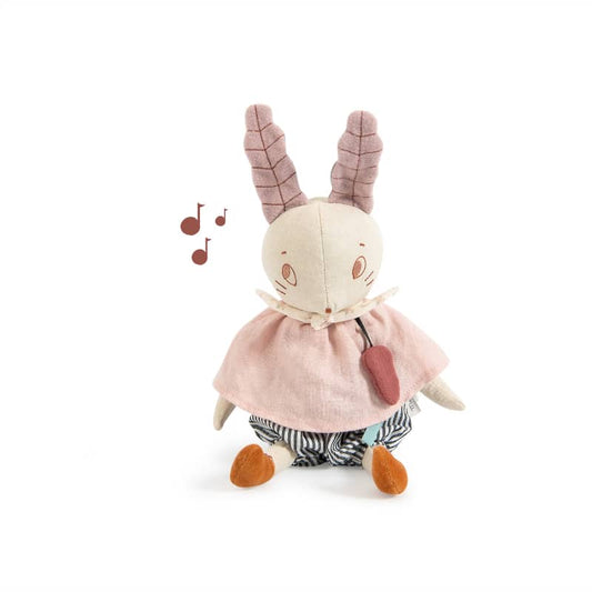 Lune the Rabbit - Musical Toy by Moulin Roty