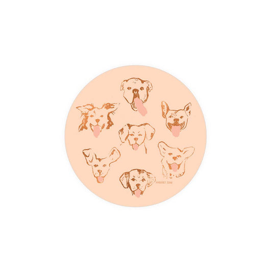 Dog Kisses Seedlings Coaster