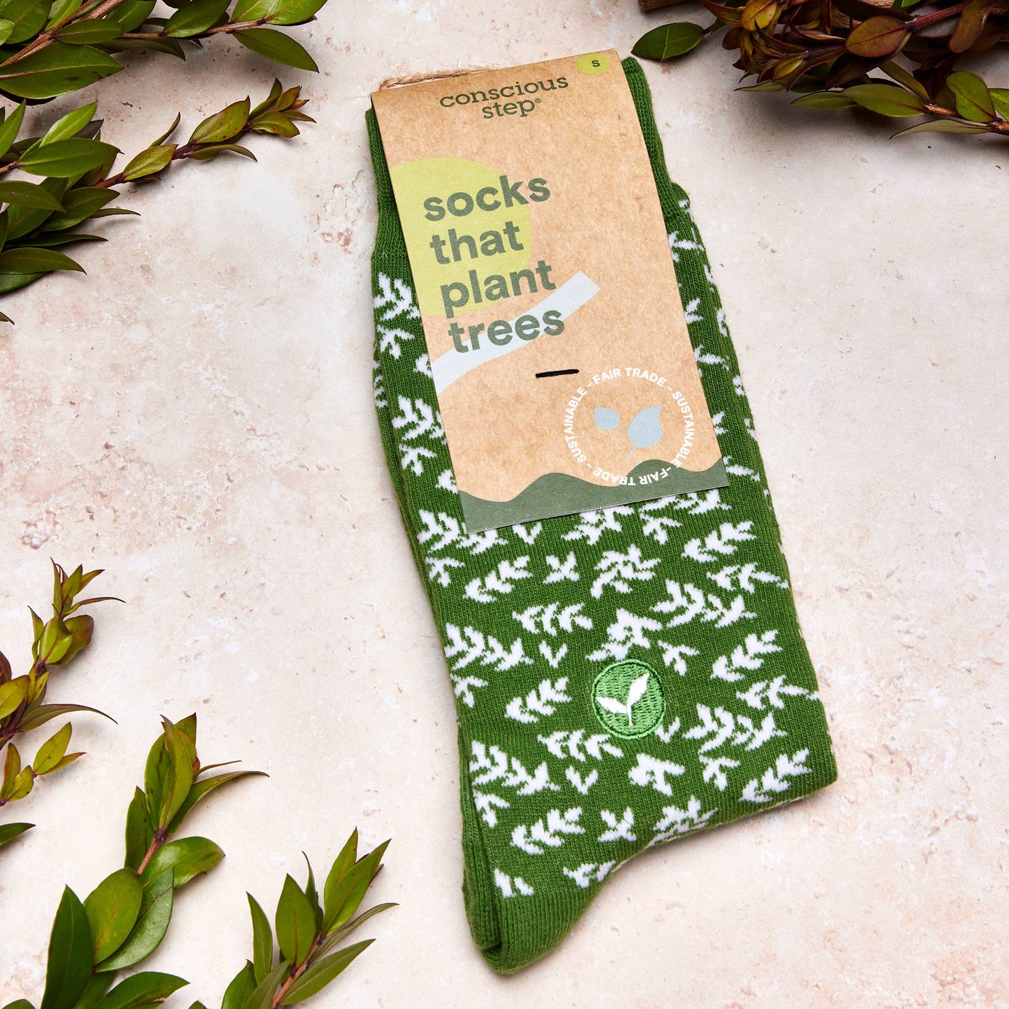 Socks that Plant Trees - Green Branches