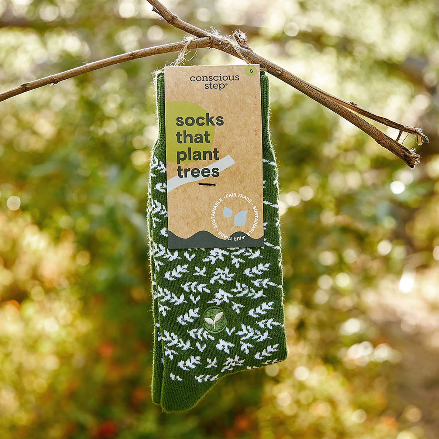 Socks that Plant Trees - Green Branches