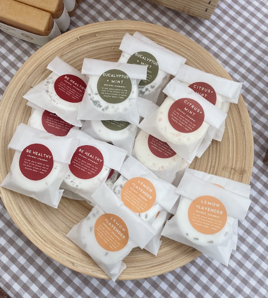 Individually Packaged Shower Steamers: Eucalyptus + Mint