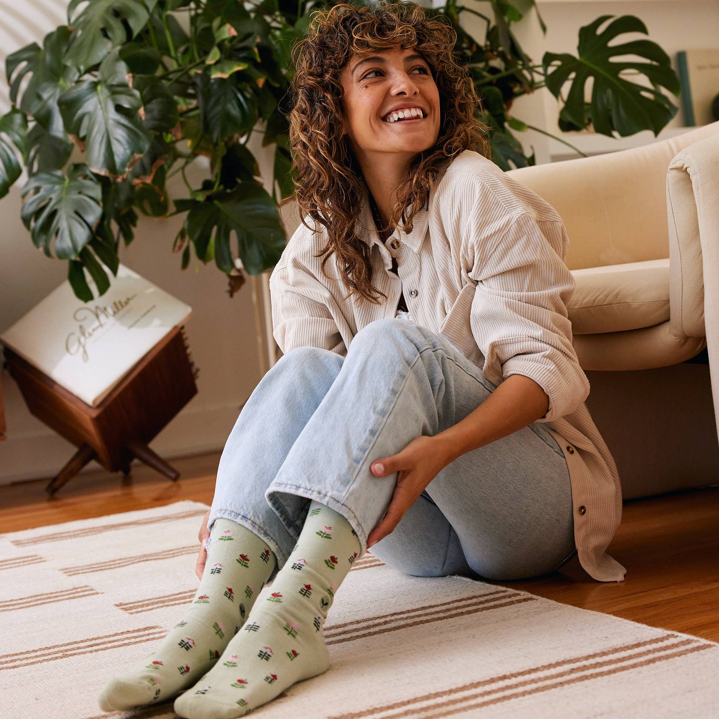 Socks that Plant Trees - Green Tulips