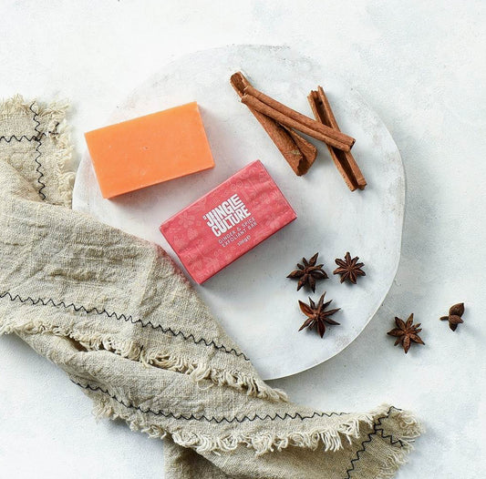 Body Soap - Ginger & Spice Solid Exfoliating Bar Soaps