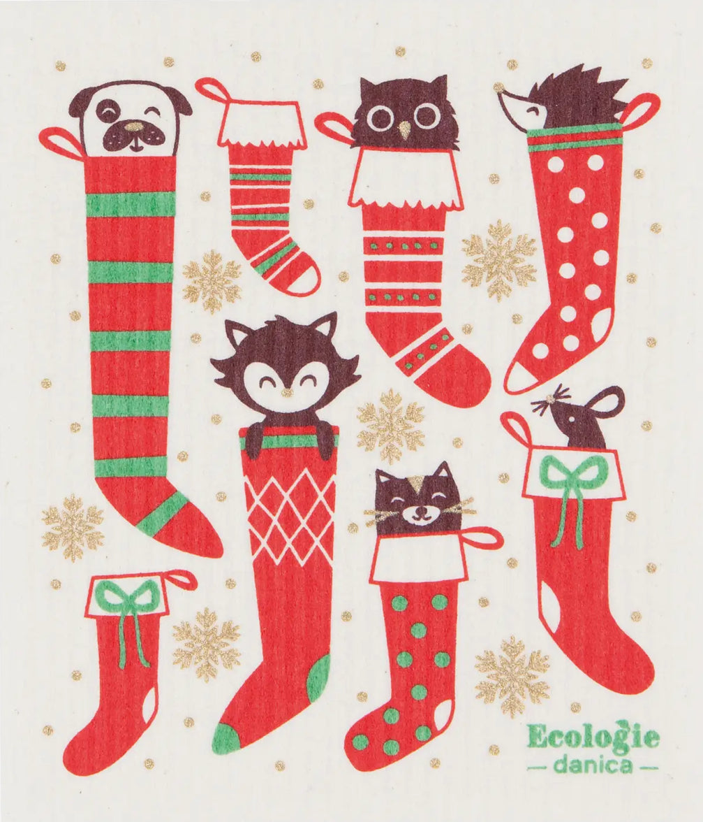 Swedish Sponge Reusable Dishcloth Stockings