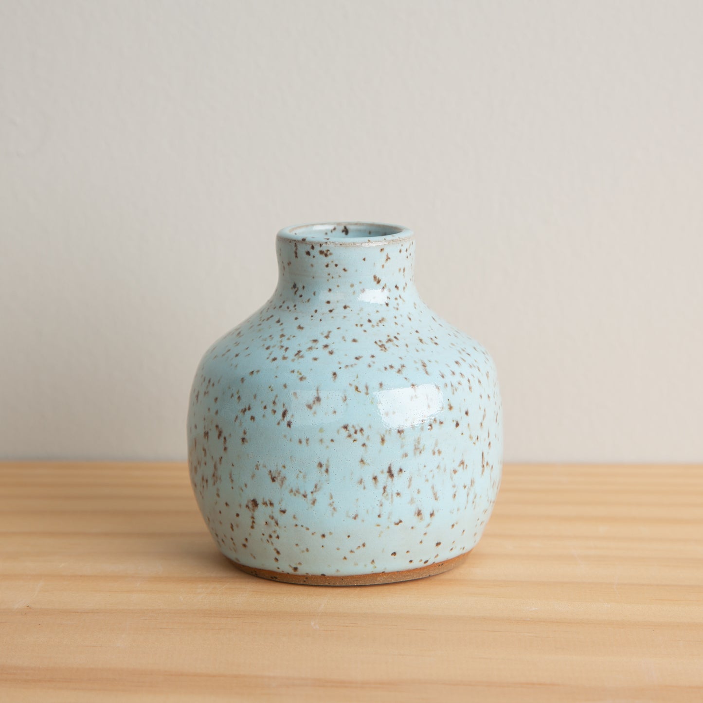 Handmade Ceramic Bud Vase in Robin's Egg Blue