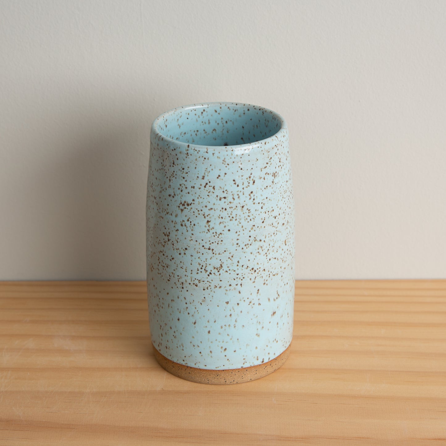 Handmade Ceramic Vase in Robin's Egg Blue