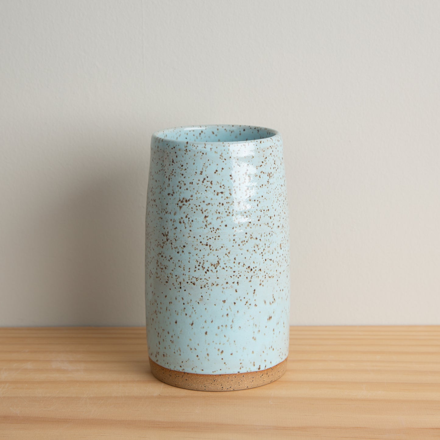 Handmade Ceramic Vase in Robin's Egg Blue