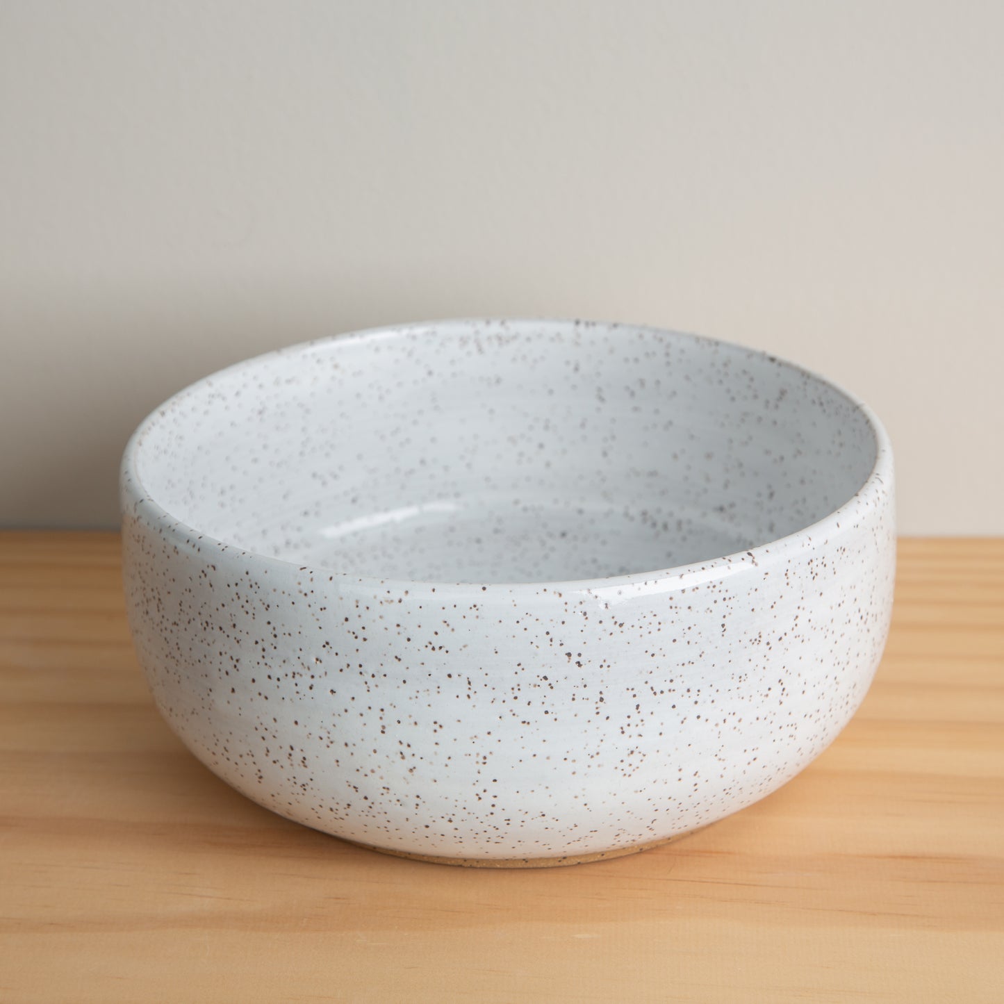 Handmade Ceramic Bowl in Speckled White