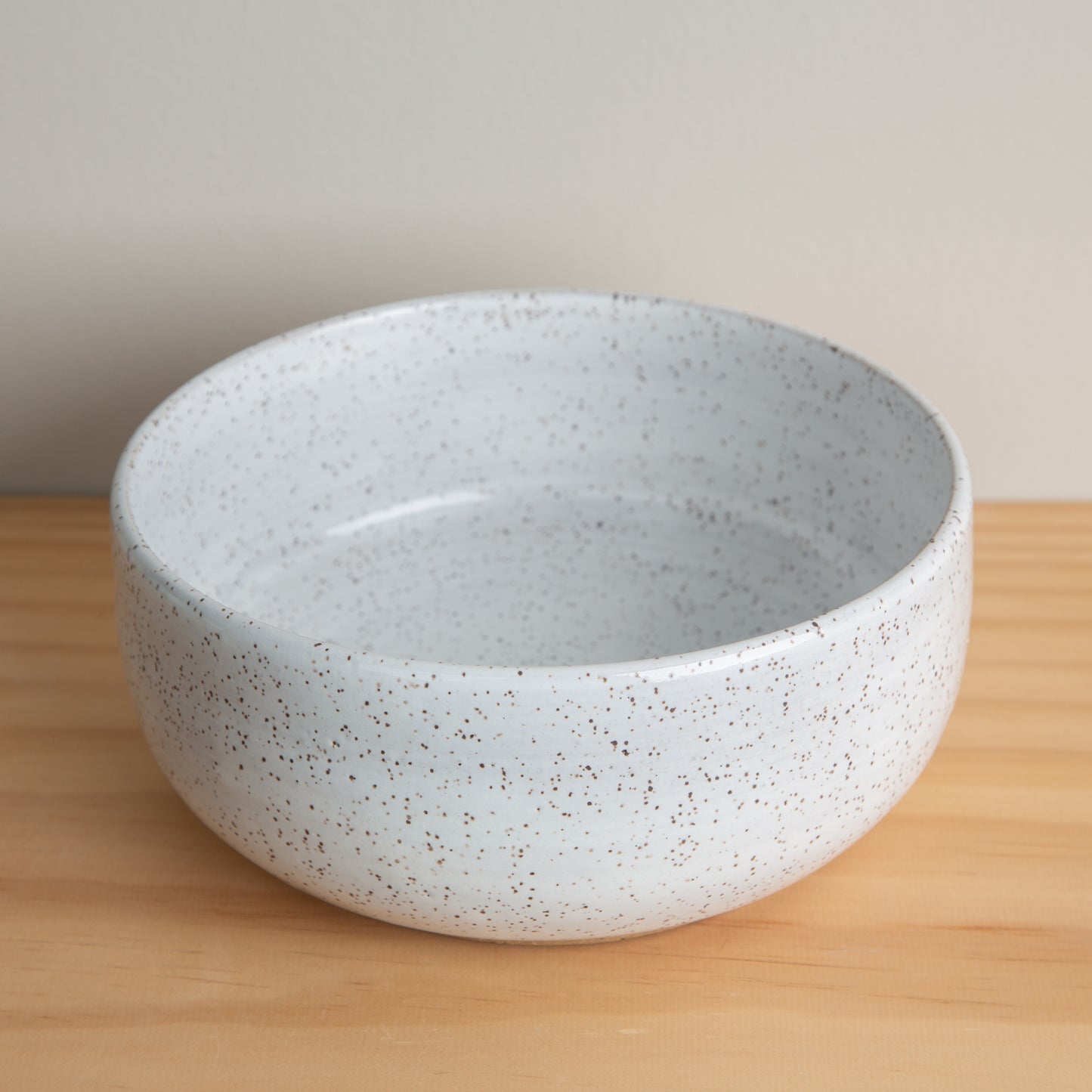 Handmade Ceramic Bowl in Speckled White