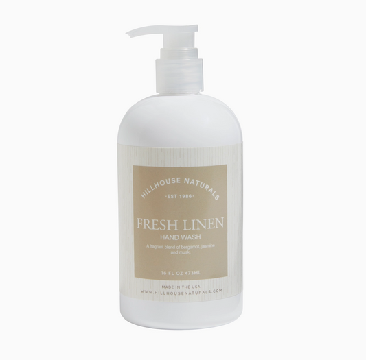 Fresh Linen Natural Hand Wash 16oz