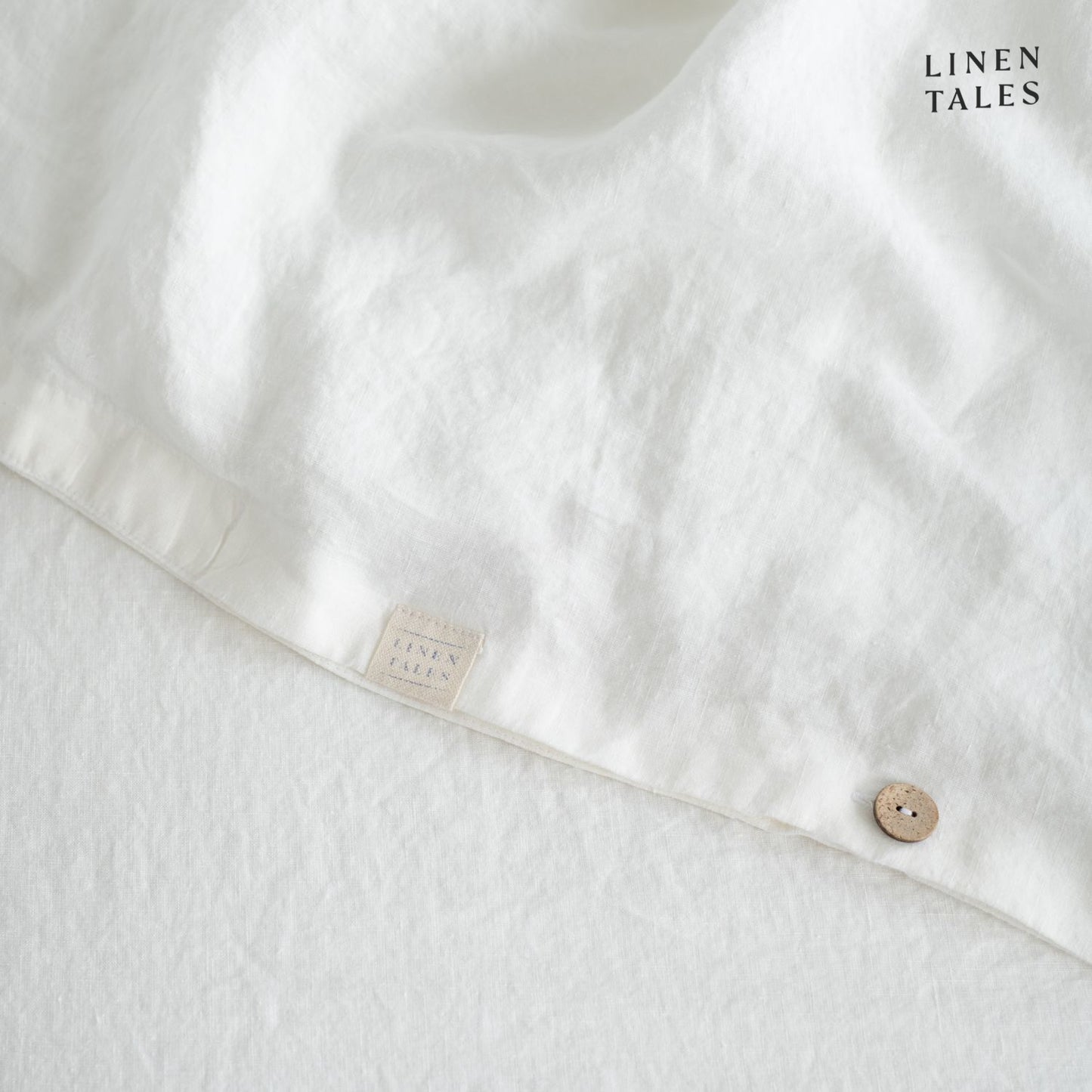 White Linen Duvet Cover Set- King