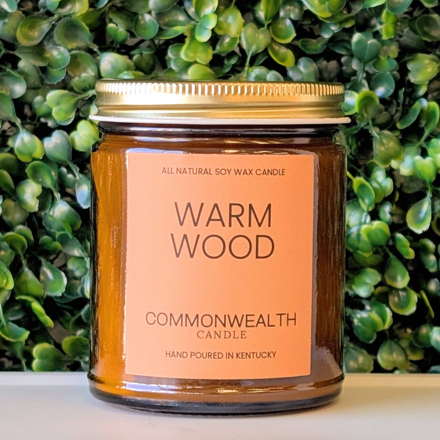 Warm Wood: 8oz Amber Jar