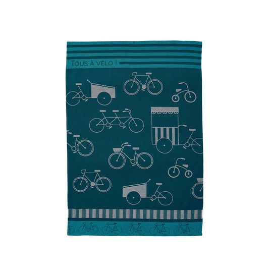 All by Bike - Jacquard Tea Towel in Cotton