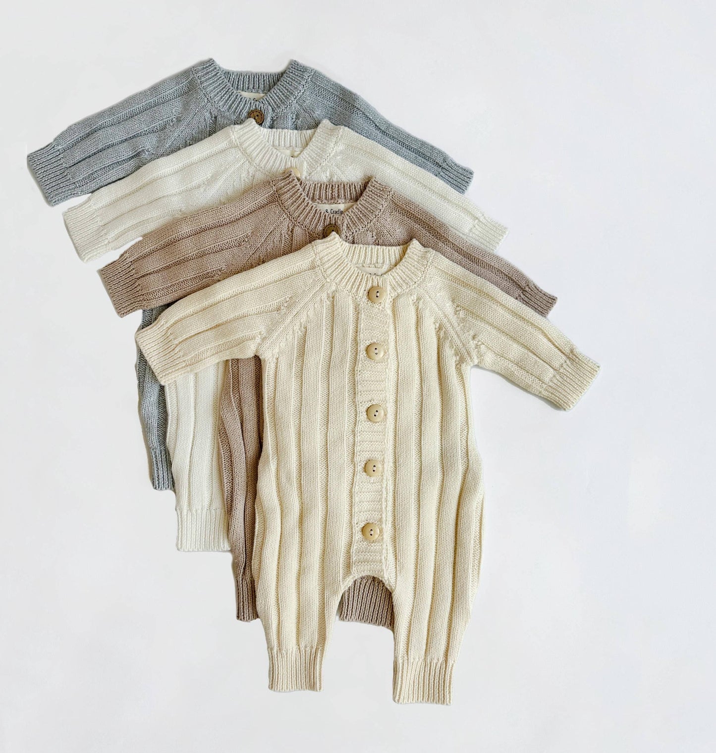 Milo Jumpsuit: Taupe / 3-6 monthsUS numeric