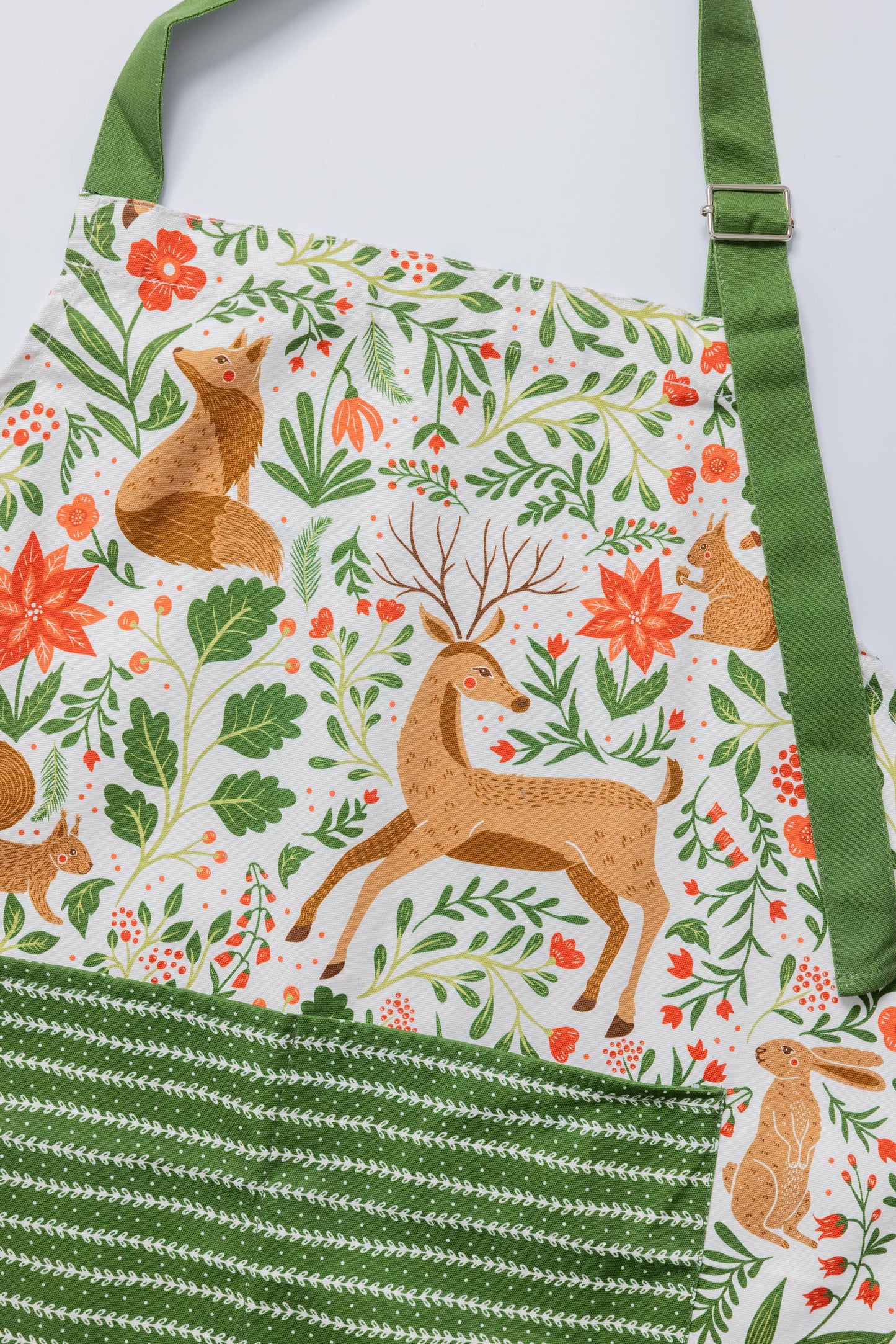 Christmas Forest Apron – Holiday Baking,  Ivory