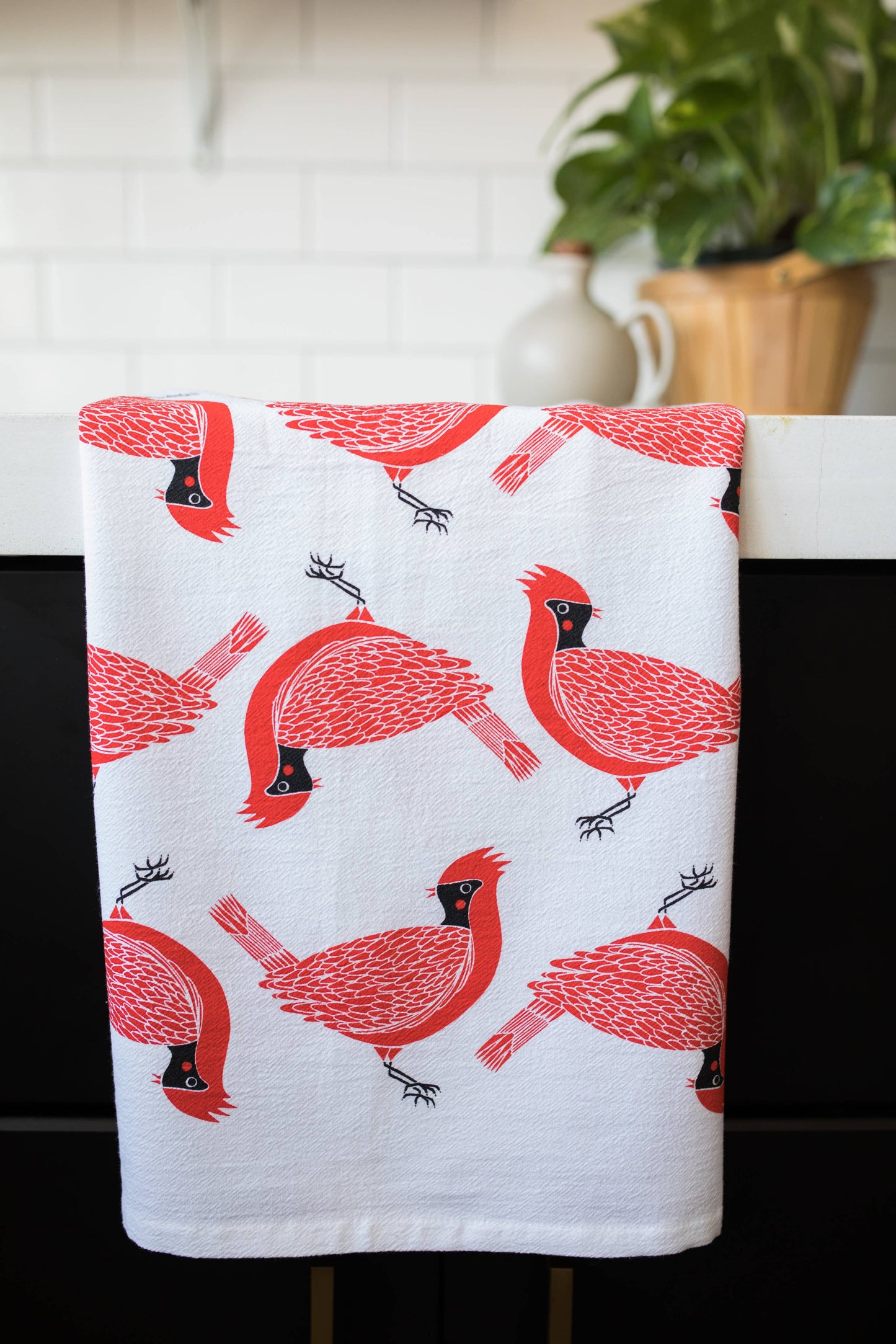 Cardinal Tea Towel