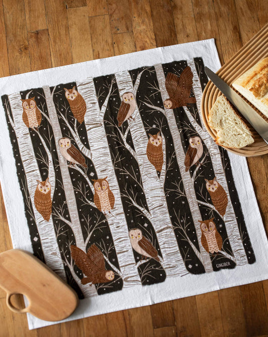 Owl Tea Towel