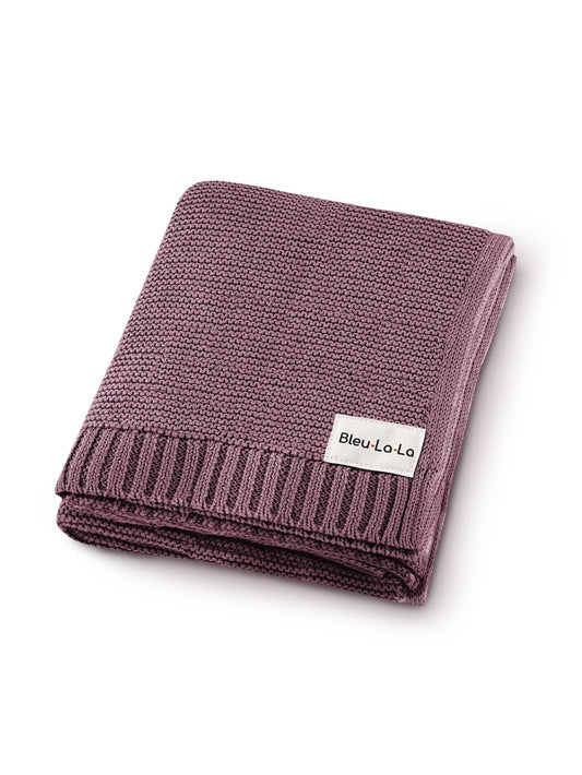 Plum 100% Organic Luxury Cotton Baby Blanket