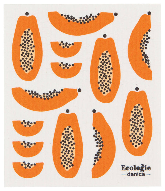Papaya Swedish Dishcloth