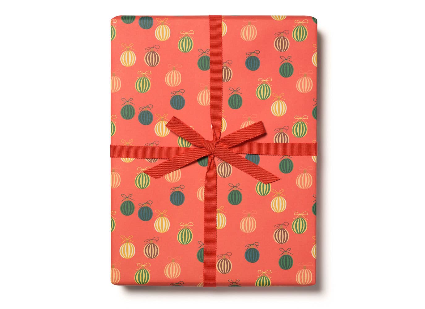 Merry Ornaments Recycled Wrapping Paper