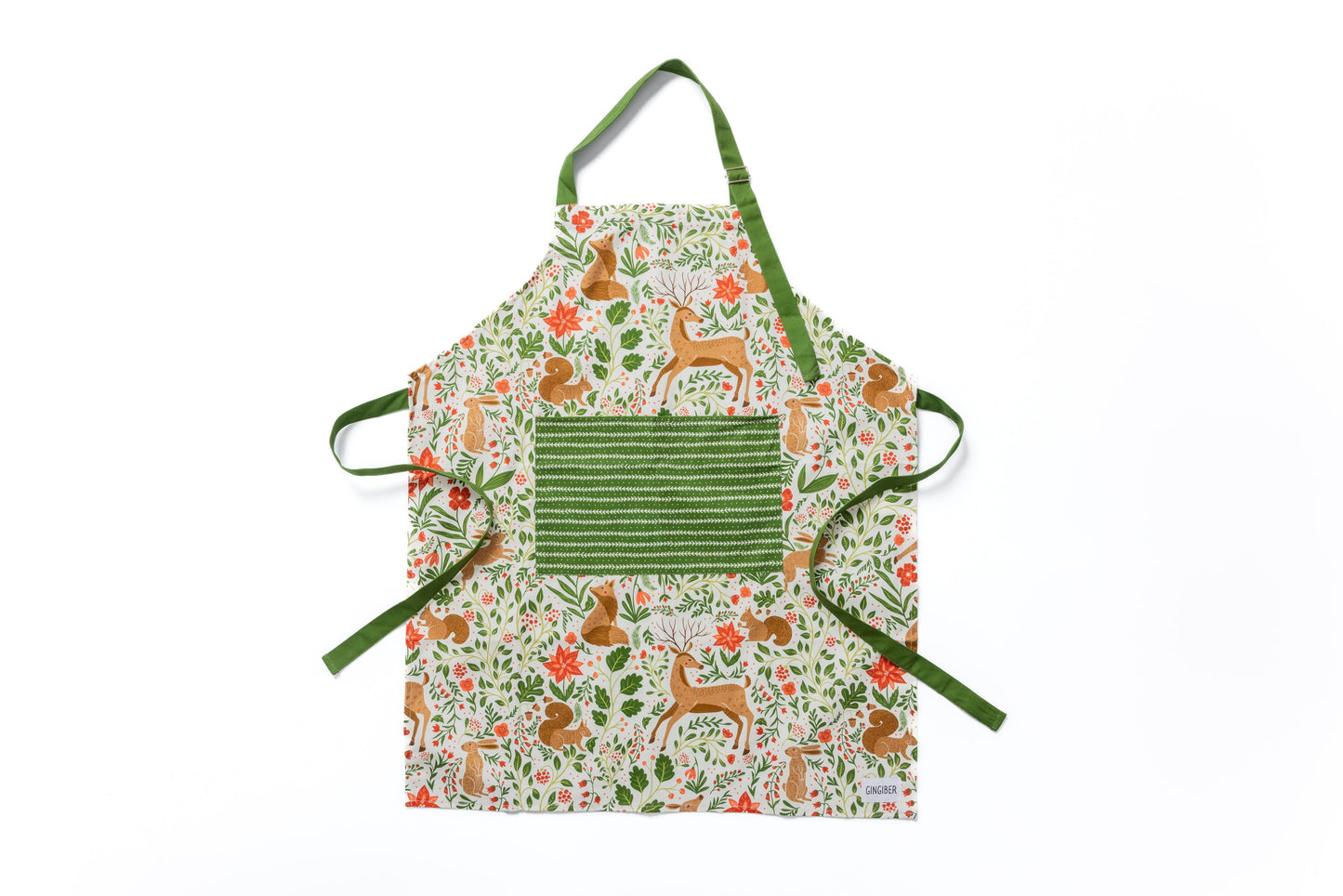 Christmas Forest Apron – Holiday Baking,  Ivory