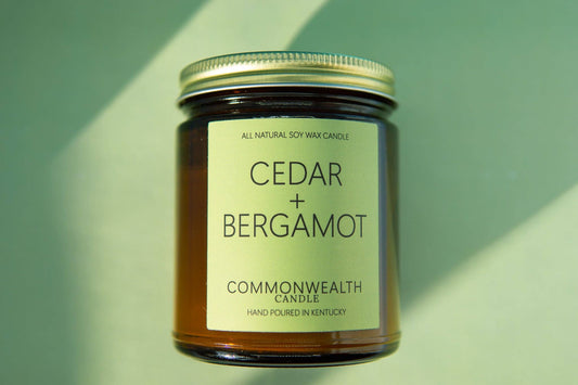 Cedar + Bergamot: 8oz Amber Jar
