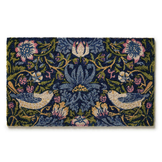 Victoria and Albert Museum Strawberry Thief Coir Doormat: 24x36