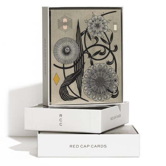 Floral Geometry everyday greeting card: Boxed Sets