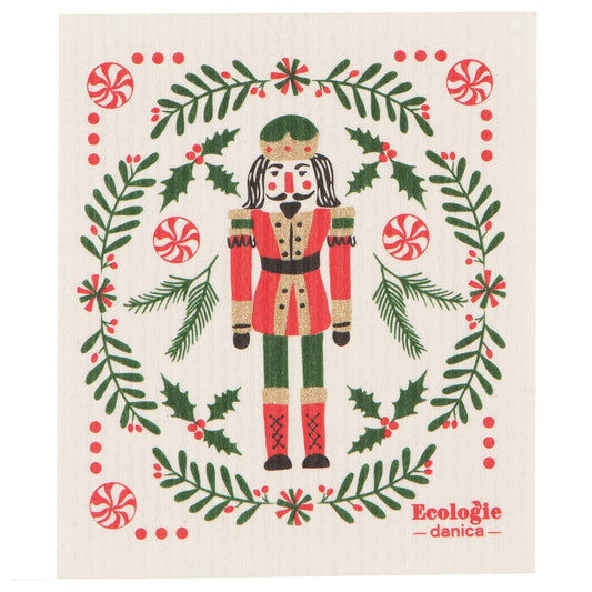 Nutcracker Swedish Sponge Cloth