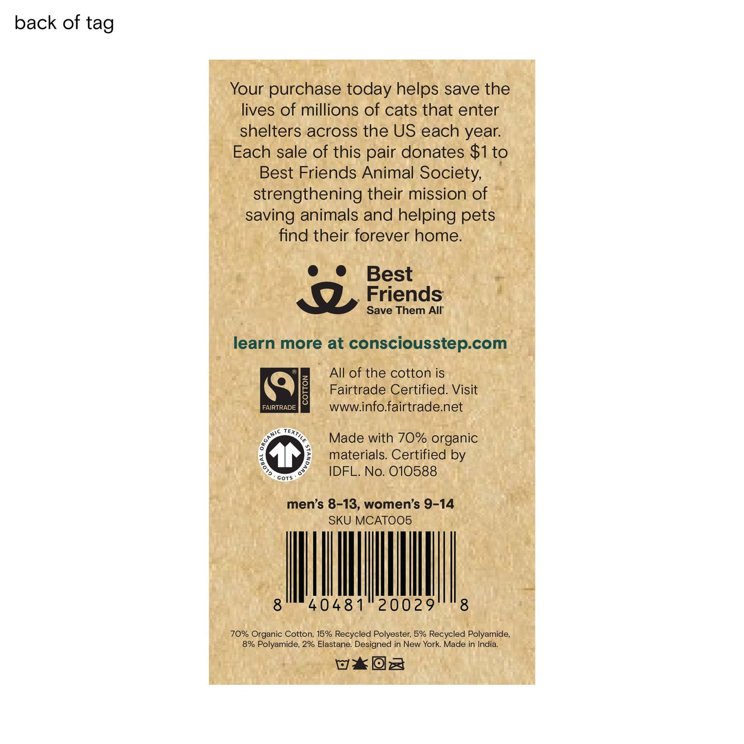 Socks that Save Cats (Green Cats): Medium
