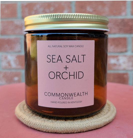 Sea Salt + Orchid: 16oz