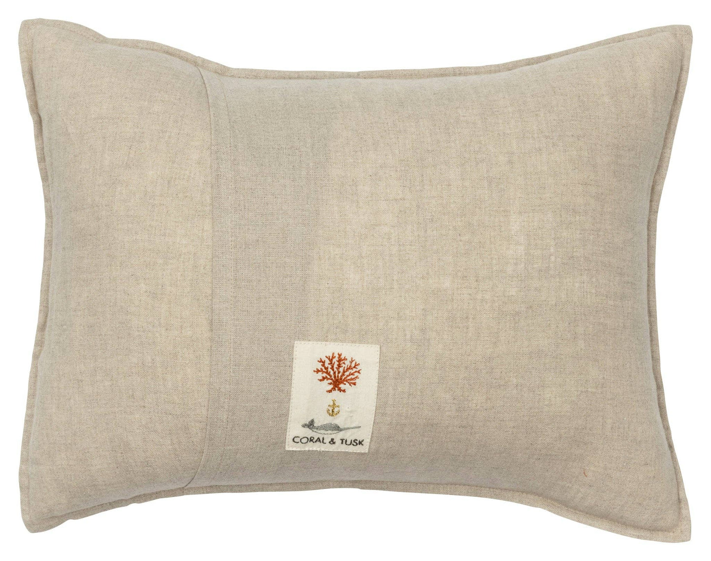 Santa's Sleigh Linen Pocket Pillow